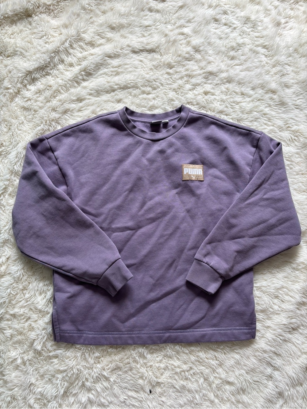 Puma Crewneck Sweatshirt in Lilac